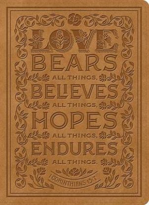 Picture of ESV Single Column Journaling Bible (Trutone, Nubuck Caramel, 1 Corinthians 13