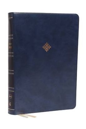 Picture of Nkjv, Reference Bible, Super Giant Print, Leathersoft, Blue, Red Letter Edition, Comfort Print