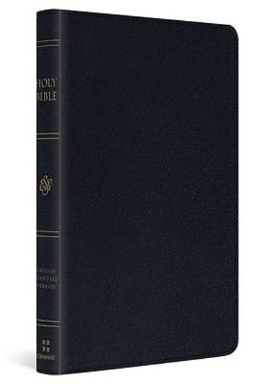 Picture of ESV Large Print Thinline Bible (Genuine Leather, Black)