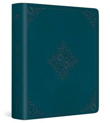 Picture of ESV Journaling Bible (Trutone, Deep Teal, Fleur-De-Lis Design)