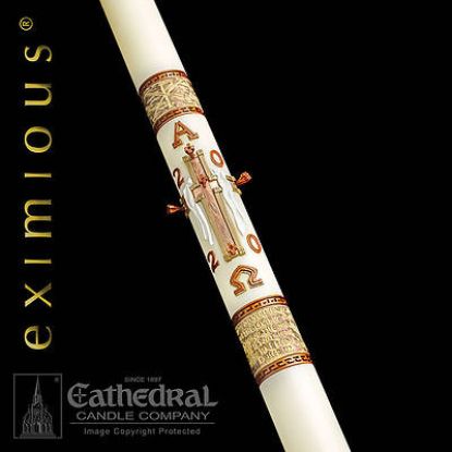 Picture of Cathedral Eximious Luke 24 Paschal Candle