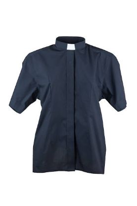 Picture of MDS Short Sleeve Tab Collar Blouse