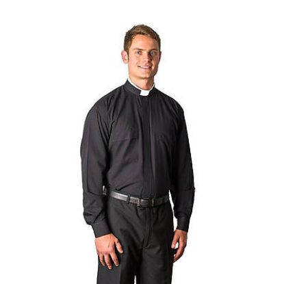 Picture of MDS Long Sleeve Tonsure Clergy Shirt