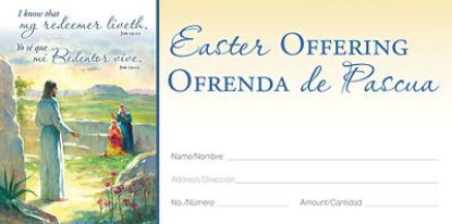 Picture of I Know That My Redeemer Liveth Easter Offering Envelope