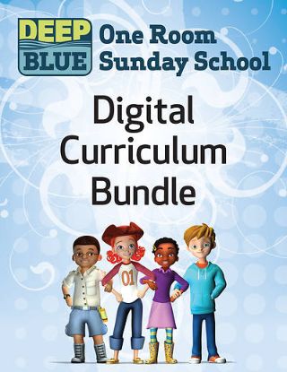 Picture of Deep Blue Digital One Room Sunday School Kit Bundle 1 Winter
