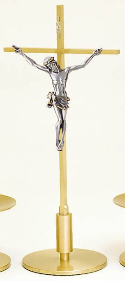 Picture of Koleys K544 15" Brass Altar Crucifix