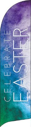 Picture of Celebrate Easter Watercolor Flag Banner