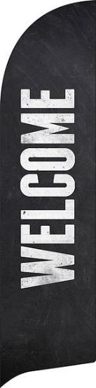 Picture of Welcome Slate Flag Banner
