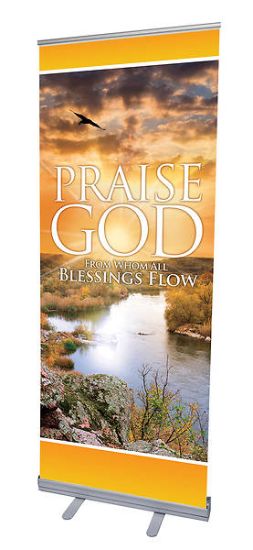 Picture of Blessings Flow RollUp Banner with Stand