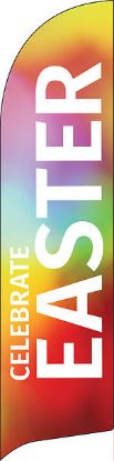 Picture of Celebrate Easter Multicolor Flag Banner