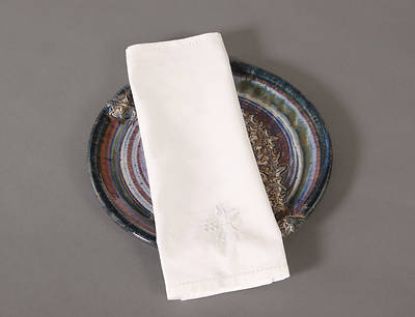 Picture of 100% Cotton Bread Plate Napkin with Wheat/Grapes