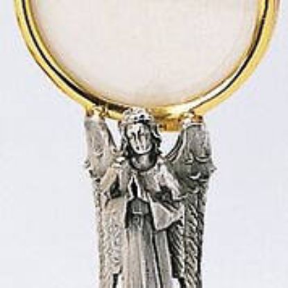 Picture of Koleys K123 8 Host Cap Pyx Brass