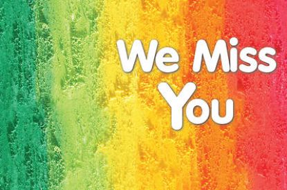 Picture of Celebrate Wonder We Miss You! Postcard (Pkg of 25)