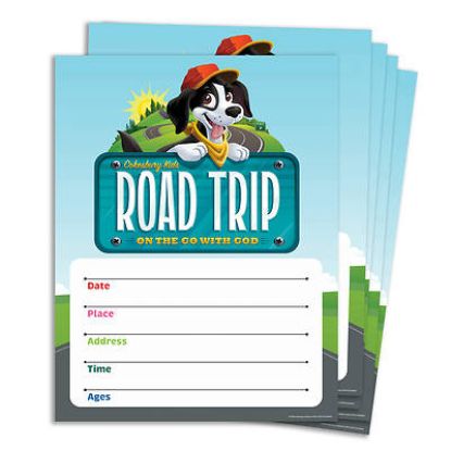 Picture of VBS 2025 Road Trip Small Promotional Posters (Pkg of 5)