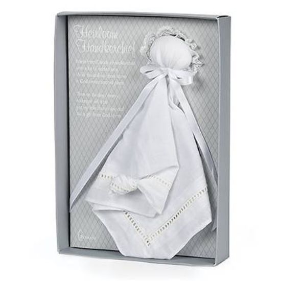 Picture of Heirloom Handkerchief Angel Baptism In Gift Box