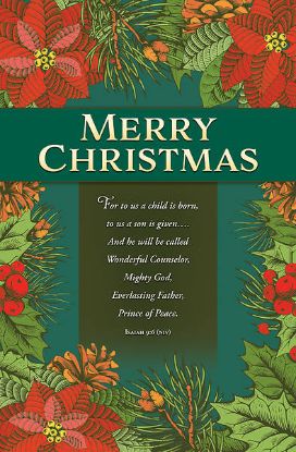 Picture of Merry Christmas Bulletin Regular