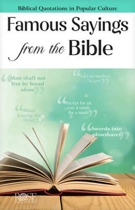 Picture of Famous Sayings from the Bible