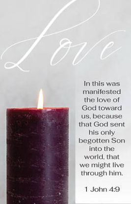 Picture of PKG 100 Love Advent Bulletin