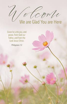 Picture of PKG 100 Spring We Are Glad You Are Here General Worship Bulletin