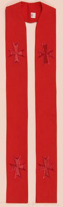 Picture of Multi-Cross Stole RED