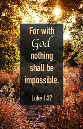 Picture of With God Worship Bulletin PKG 100