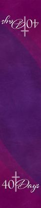 Picture of 40 Days Lent Table Runner