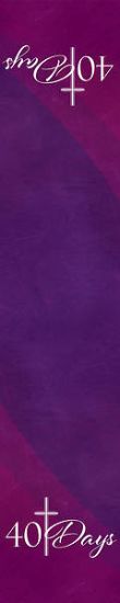 Picture of 40 Days Lent Table Runner