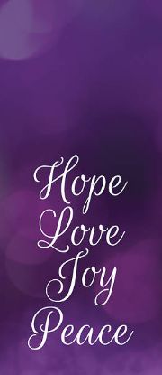 Picture of Lights of Advent Pulpit Scarf - Purple