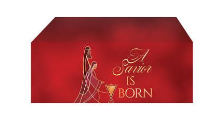 Picture of Nativity of Jesus Altar Frontal - Red
