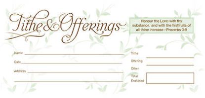 Picture of Tithe and Offerings
