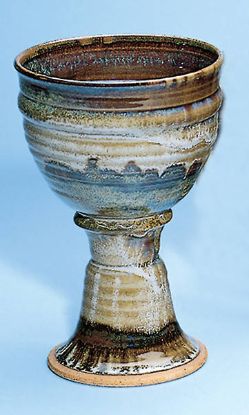 Picture of Earthenware Chalice, Brown